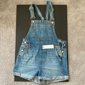 BDG Short Denim Overalls Sz M